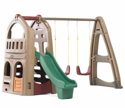 STEP 2 NATURALLY PLAYFUL PLAYHOUSE CLIMBER AND SWING EXTENSION